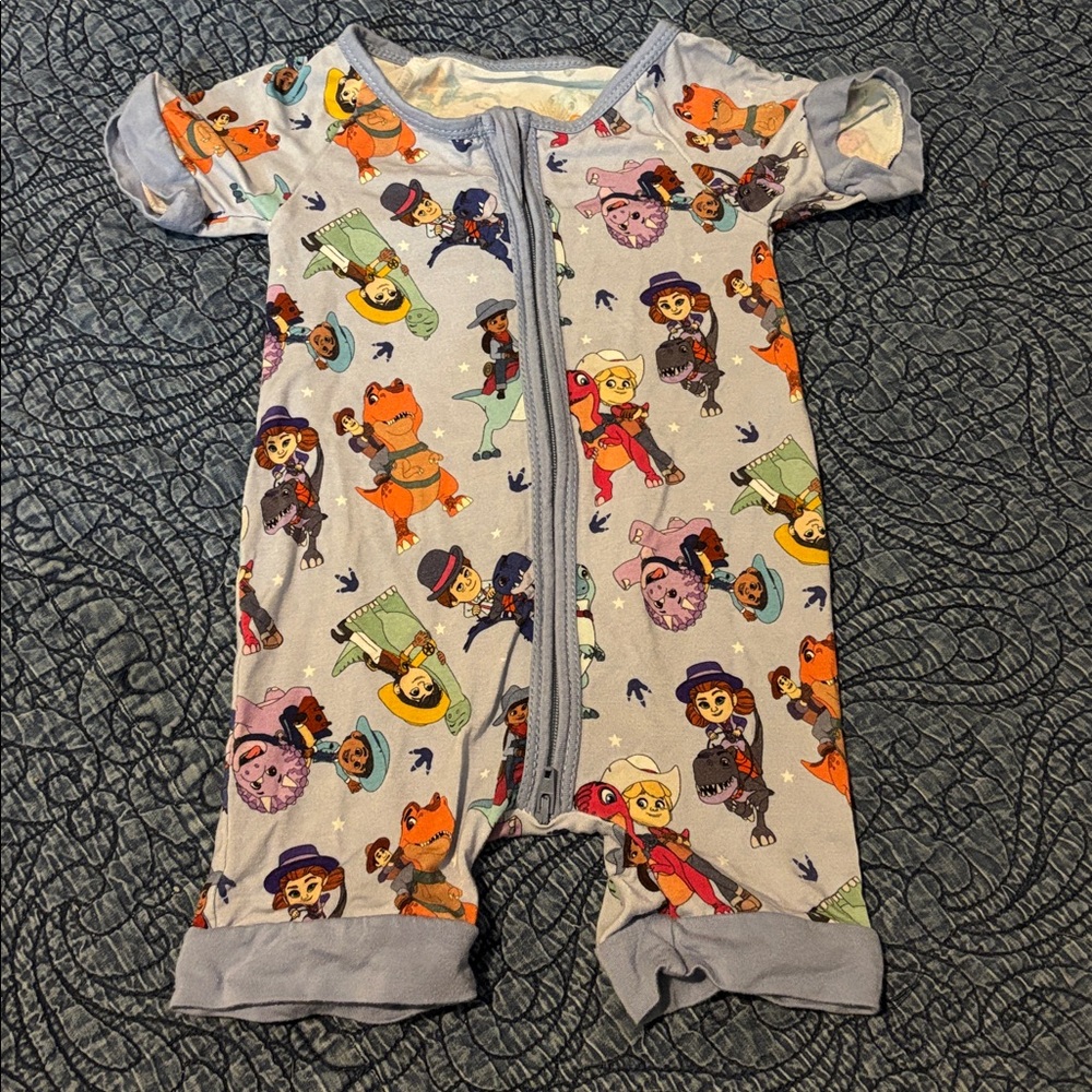 Dino Ranch Baby Romper